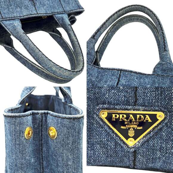 PRADA Blue Shoulder Bag - Picture 7 of 13